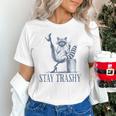 Stay Trashy Raccoon Halloween Unisex T-Shirt | Fun & Quirky