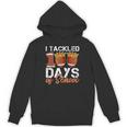 100Th Day Of School Boys Football I Tackled 100 Days School Hoodie