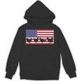 Chicken Fourth Of July Hen Farm July 4th American Flag USA Unisex Hoodie