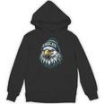 Cool Eagles Vintage Eagles Flying Bird Inspirational Hoodie