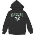 Distressed Eagles Vintage Flying Eagles Fly Bird Hoodie