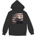 F22 Raptor Jet Fighter Vintage Color Distressed Us Flag Hoodie