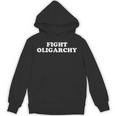 Fight Oligarchy Stand Against Corporate Greed Activist Hoodie