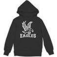 Go Eagles Fly Vintage Eagles Flying Bird Inspirational Hoodie