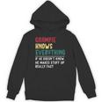 Grampie Know Everything Father's Day For Grandpa Hoodie