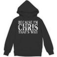 Because I'm Chris That's Why Personalized Named Unisex Hoodie