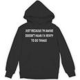 Just Because I'm Awake Pajamas PJ Teens Tweens Unisex Hoodie