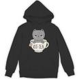 Kit-Tea Cute Kitten In Tea Cup Cat Lover Cat Pun Unisex Hoodie