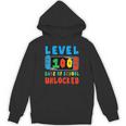 Level 100 Days Of School Unlocked 100 Days Of School Gamer Hoodie