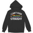 LGBTQ Queer Lesbian Gay Pride I Can't Even Think Straight Unisex Hoodie