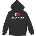 I Love Bunnies I Heart Bunnies Animal Lover Unisex Hoodie