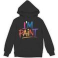 I Love To Finger Paint Couples Hoodie