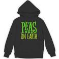 Peas On Earth Pea Lover Pun International Day Of Peace Unisex Hoodie