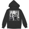 Raccoon & Bigfoot Selfie Hoodie - Fun Raccoon Theme - Unisex Apparel