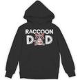 Raccoon Dad Hoodie - Funny Trash Panda Gift for Father's Day