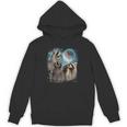 Raccoon Moon Howling Unisex Hoodie – For Men, Women & Kids