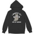 Raccoon Trash Panda Gym Hoodie - Fun Unisex Workout Wear
