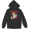 Retro You Ain't Getting Shit Santa Christmas Clothing Hoodie