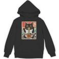 Retro Cat Ramen Japanese Graphic Kawaii Cat Anime Hoodie