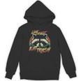 Retro Raccoon Hoodie - Live Fast Eat Trash - Unisex Casual Wear
