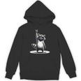 Retro Raccoon Rock Unisex Hoodie | Fun for Music Lovers