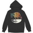 Retro Raccoon Unisex Hoodie - Vintage Moonlight Design