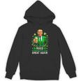 Make Saint Patrick's Day Great Again Usa Flag Trump Hoodie