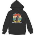 Save the Trash Panda Raccoon Hoodie - Vintage Sunset Unisex
