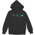 Scuba Diver Heartbeat Deep Diving EKG Pulseline Dive Unisex Hoodie