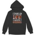 I Tackled 100 Days School Football 100Th Day Of School Boys Hoodie