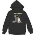 Team Trash Opossum Raccoon Rat Animals Garbage Gang Short Sleeve Unisex Hoodie