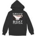 Thanksgiving Gravy Boat Captain I Love Gravy Premium Unisex Hoodie