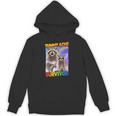 Tummy Ache Survivor Raccoon Unisex Hoodie - Small Cozy Comfort