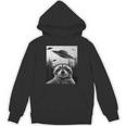 UFO Raccoon Hoodie - Unisex Fun Wear for Sci-Fi Lovers