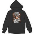 Never Underestimate The Power Of Burkey Burkey Name Hoodie
