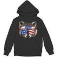USA Patriotic Raccoon Unisex Hoodie | July 4th Trash Panda Design
