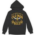 Vintage Never Underestimate An Old Man Beekeeper Hoodie