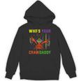 Whos Your Crawdaddy Crawfish Lover American Flag Mardi Gras Unisex Hoodie