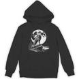 Graphic Wolf Howling Moon Forest Nature Wildlife Animal Hoodie