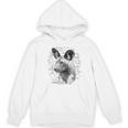 African Wild Dog Close-Up On Vintage Africa Map Safari Theme Unisex Hoodie