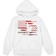 American Flag Dirt Bike Apparel Dirt Bike Motocross Unisex Hoodie