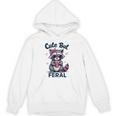 Cute Feral Raccoon Women's Unisex Hoodie - Funny Summer Vibes