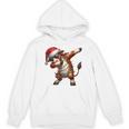 Dabbing Hereford Cattle Farmer Sunglasses Christmas Xmas Unisex Hoodie