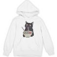 Cat Eating Ramen Vintage Japanese Noodles Hoodie