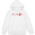 Heart Disease Awareness Month Ribbon Go Red Heart Hoodie