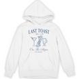 Last Toast On The Slopes Bachelor Skiing Bridal Party Bride Hoodie