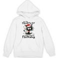 On The Naughty List I Regret Nothing Cat Christmas Lights Unisex Hoodie