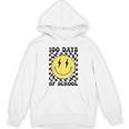 Retro 100 Days Of School Smile Face 100Th Day Of School Hoodie