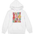 Retro Happy 100Th Day Of School Teachers Kid Happy 100 Days Hoodie