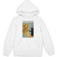 Van Gogh Black Cat With Sunflowers Cat Hoodie